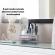 Organizator cosmetice Alista Home, farduri, make-up, transparent, oglinda inclusa, 16 compartimente, 4 sertare