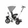 Tricicleta pentru copii, zippy air, control parental, 12-36 luni (culoare: ruby)