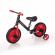 Bicicleta energy, cu pedale si roti ajutatoare (culoare: black & red)