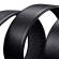Curea barbati din piele ecologica, KOTYS, 120 cm, Negru/Negru