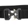 Curea tip militar, neagra, ajustabila - KOTYS® - foarte rezistenta, 125cm, cupla rapida din aliaj special, set cu carabina dedicata inclusa