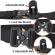 Curea tip militar, neagra, ajustabila - KOTYS® - foarte rezistenta, 125cm, cupla rapida din aliaj special, set cu carabina dedicata inclusa