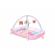 Saltea de activitate, baby nest, 97x66 cm (culoare: pink)