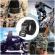 Curea tip militar, camuflaj roz, ajustabila - KOTYS® - foarte rezistenta, 125cm, cupla rapida din aliaj special, set cu carabina dedicata inclusa