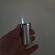 Bricheta metalica, gaz, antivant, cutie, gri
