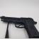 Bricheta pistol anti-vant tip revolver, beretta,  negru, 14 cm