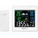 Statie meteo interior-exterior ecg ms 300 white, senzor extern fara fir, lcd