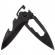 Briceag de buzunar ideallstore®, call of destiny, 12 cm, otel inoxidabil, negru