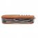 Briceag de buzunar multifunctional ideallstore® din otel inoxidabil si maner de lemn, 14 functii