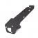 Briceag de buzunar tip cheie ideallstore®, key blade, otel inoxidabil, 10 cm, negru