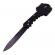 Briceag de buzunar tip cheie ideallstore®, key blade, otel inoxidabil, 10 cm, negru