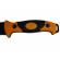 Cutit de vanatoare ideallstore®, survival king, 21.5 cm, otel inoxidabil, portocaliu, husa inclusa