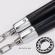 Nunceag-nunchucku ideallstore®, cauciuc, prindere lant, negru, 30 cm