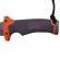 Cutit de vanatoare ideallstore®, survival king, 25 cm, otel inoxidabil, portocaliu, husa inclusa