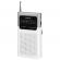Mini radio portabil am/fm alb sencor