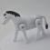 Jucarie calut interactiv, dansator, alb, 15 x 14 cm
