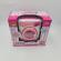 Jucarie masina de spalat, sunete, roz, baterii incluse, plastic, 17cm