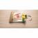 Sacosa din bumbac 100%, detalii iuta,  37 x 41 cm, manere 65 cm, gri
