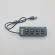 Hub usb cu 4 porturi, 10 cm, negru