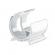 Suport plastic pentru telefon mobil cu strat transparent, 5,5 x 5,5 x 5 cm