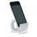 Suport plastic pentru telefon mobil cu strat transparent, 5,5 x 5,5 x 5 cm