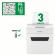 Distrugator manual documente leitz iq protect 3m , 3 coli, p5, micro-cut (tip