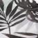 Perdeau de dus - model frunze de palmier - 180 x 180 cm