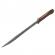 Cutit de vanatoare ideallstore®, wood specialist, 40.5 cm, otel inoxidabil, maro, husa inclusa