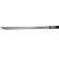Sabie de vanatoare ideallstore®, shaolin master, model baston, 87 cm, negru, teaca inclusa