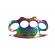 Box ideallstore®, rozeta, justice judge, otel inoxidabil, multicolor, 0.5 cm