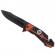 Briceag de vanatoare ideallstore®, medical rescue, 22 cm, otel inoxidabil, negru