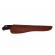 Set doua cutite macelarie ideallstore®, lucrate manual, hunter swish, 27.5 cm, maro, teaca piele