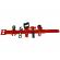 Set scule de jucarie ideallstore®, working belt, plastic, 75 cm, rosu
