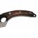 Set doua cutite macelarie ideallstore®, lucrate manual, fine cook, 27.5 cm, maro, teaca piele inclusa