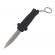 Briceag automat de vanatoare ideallstore®, standard blade, metalic, 13 cm, negru