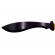 Maceta de vanatoare ideallstore®, hunt partner, 43.5 cm, otel inoxidabil, neagra, teaca inclusa