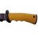 Maceta de vanatoare ideallstore®, hunt partner, 43.5 cm, otel inoxidabil, neagra, teaca inclusa