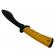 Maceta de vanatoare ideallstore®, hunt partner, 43.5 cm, otel inoxidabil, neagra, teaca inclusa
