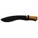Maceta de vanatoare ideallstore®, hunt partner, 43.5 cm, otel inoxidabil, neagra, teaca inclusa
