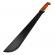 Maceta de vanatoare ideallstore®, latin pride, 53 cm, otel inoxidabil, neagra, teaca inclusa