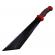 Maceta de vanatoare ideallstore®, spirit blade, 39 cm, otel inoxidabil, neagra, teaca inclusa