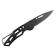 Briceag de buzunar ideallstore®, futuristic knife, otel inoxidabil, 15.5 cm, negru
