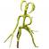 Figurina animale fantastice articulata ideallstore®, bowtruckle friend, editie colectie, 18 cm