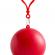 Pelerina de ploaie ideallstore®, poncho ball, plastic, one size, rosu