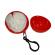 Pelerina de ploaie ideallstore®, poncho ball, plastic, one size, rosu
