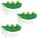 Set trei jucarii antistres ideallstore®, pastaie de mazare, tip breloc, 6.5 cm, verde