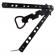 Briceag antrenament ideallstore®, party opener, deschizator capace, otel inoxidabil, 22.5 cm, negru