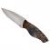 Cutit de vanatoare ideallstore®, stag call, 20 cm, bej, husa inclusa