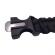 Bratara supravietuire ideallstore®, military surplus, paracord, 26 cm, negru