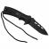 Briceag de vanatoare ideallstore®, silent future, otel inoxidabil, 21 cm, negru